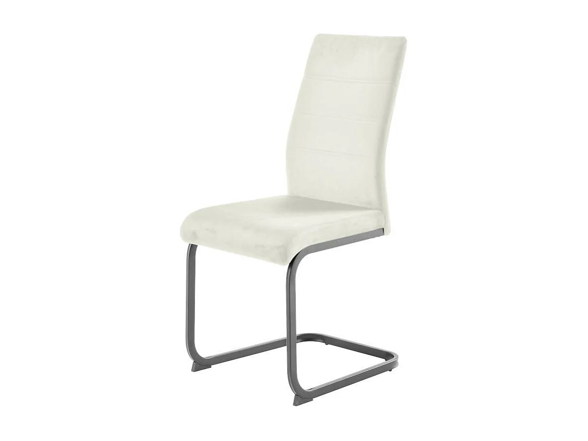 Esszimmerstuhl Schwingstuhl in modernem Design mit Gestell aus Metall (4er Set)