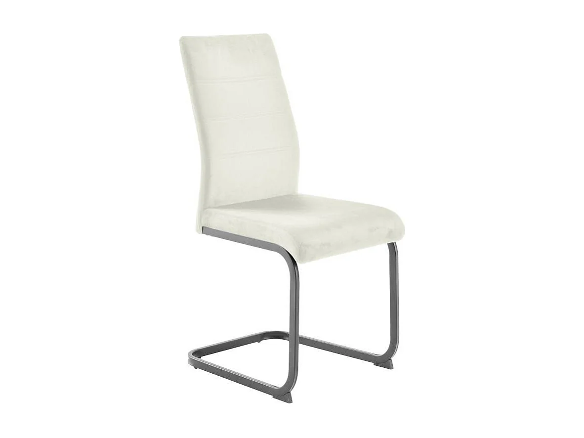 Esszimmerstuhl Schwingstuhl in modernem Design mit Gestell aus Metall (4er Set)