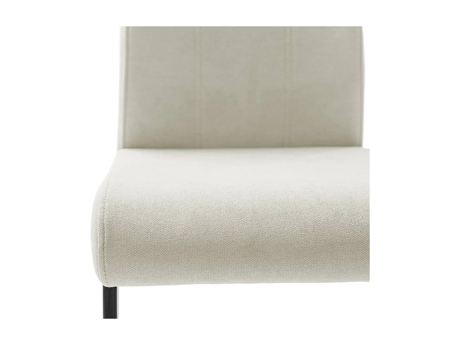 Freischwingerstuhl Esstischstuhl in Beige mit Gestell aus Metall (4er Set)