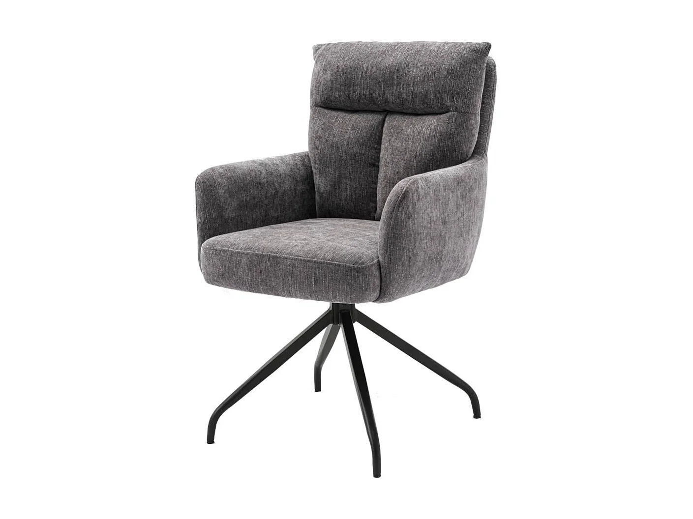 Esszimmerstuhl Stuhl Esszimmer aus Chenillegewebe mit Gestell aus Metall (2er Set)