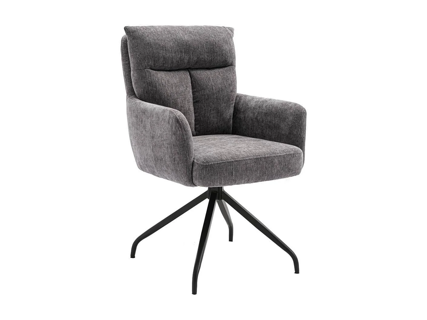 Esszimmerstuhl Stuhl Esszimmer aus Chenillegewebe mit Gestell aus Metall (2er Set)