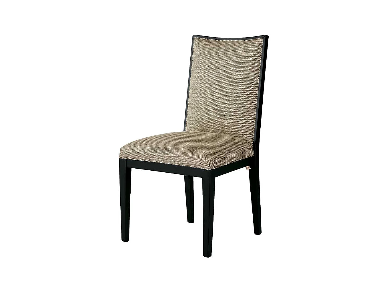 Premium Esszimmerstuhl in Beige und Schwarz klassischen Stil