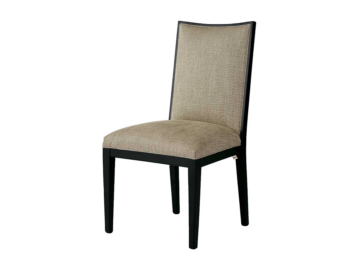 Premium Esszimmerstuhl in Beige und Schwarz klassischen Stil