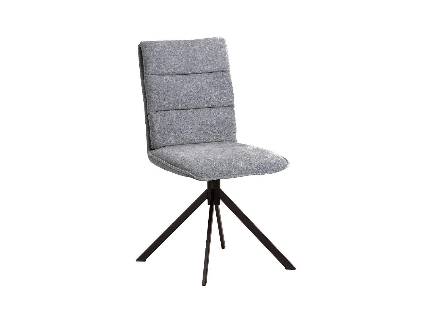 Polsterstuhl Esszimmer Esszimmerstuhl aus Flockstoff und Metall (2er Set)