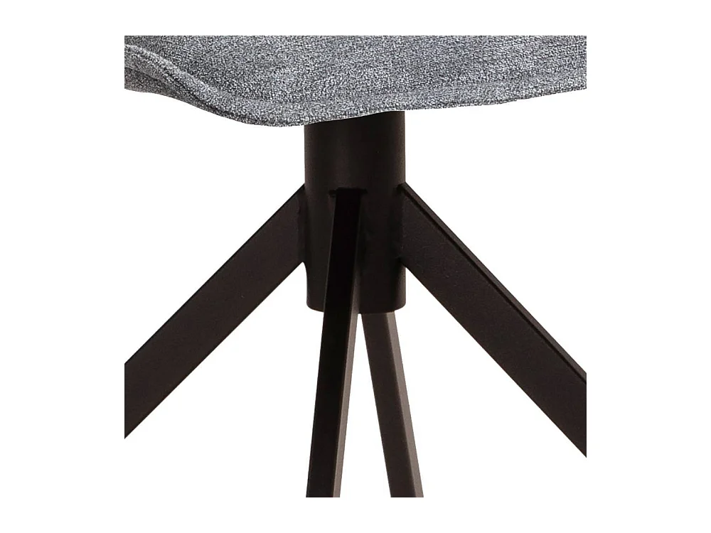 Polsterstuhl Esszimmer Esszimmerstuhl aus Flockstoff und Metall (2er Set)