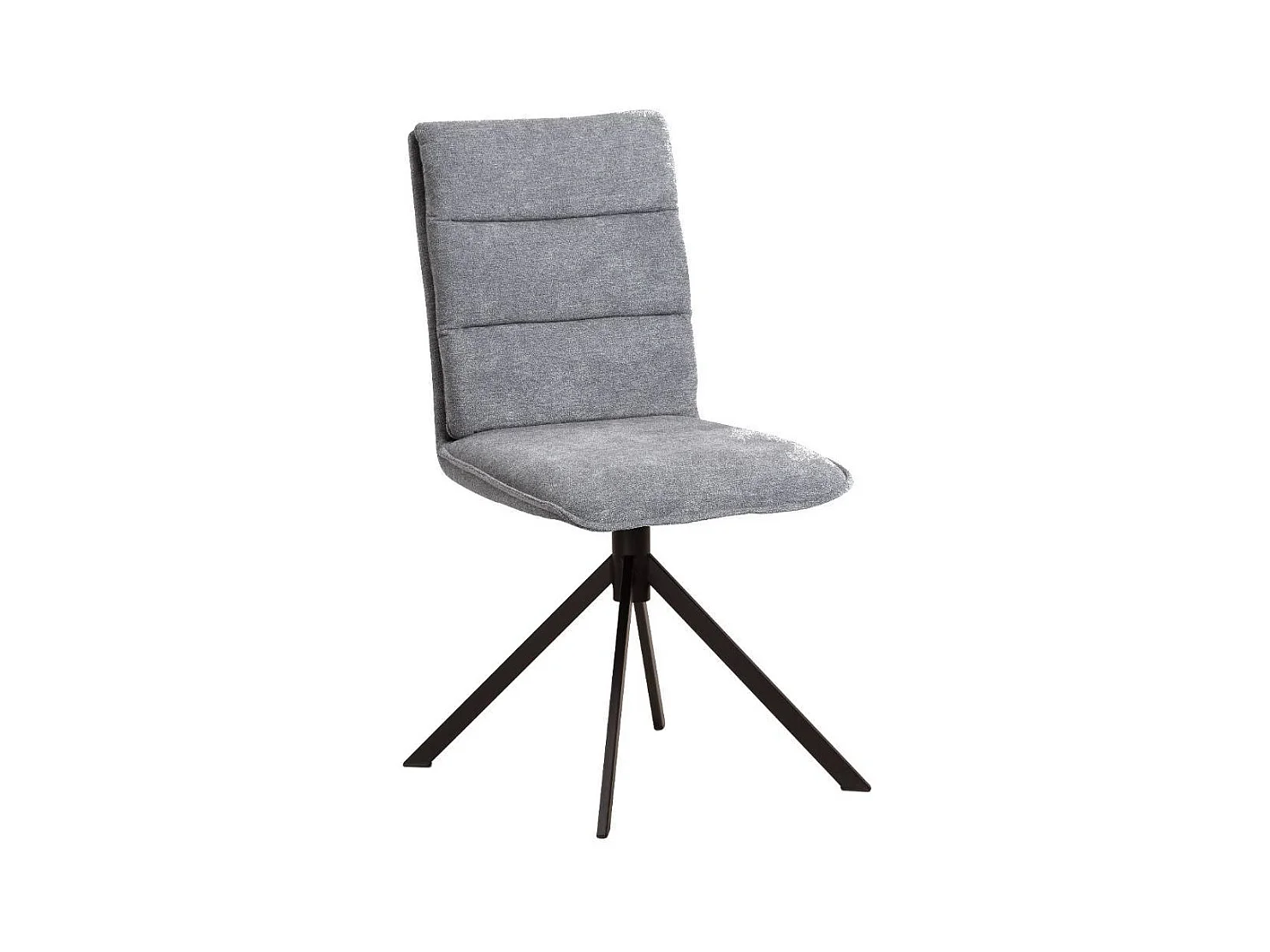 Polsterstuhl Esszimmer Esszimmerstuhl aus Flockstoff und Metall (2er Set)