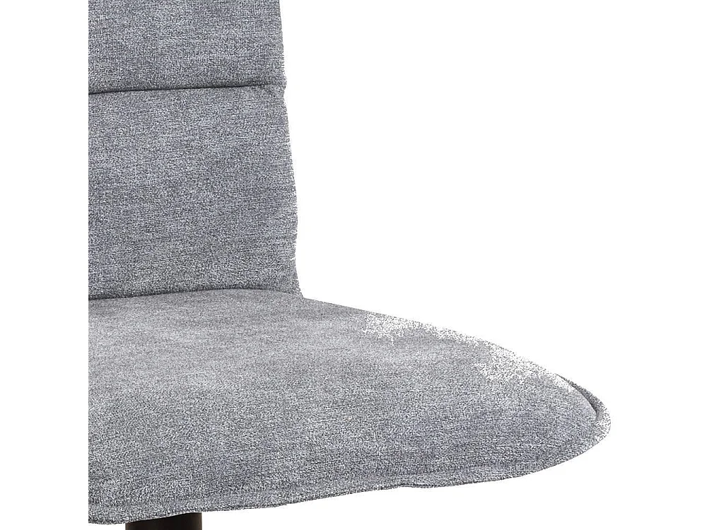 Polsterstuhl Esszimmer Esszimmerstuhl aus Flockstoff und Metall (2er Set)