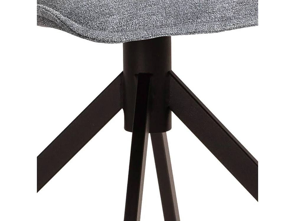 Polsterstuhl Esszimmer Esszimmerstuhl aus Flockstoff und Metall (2er Set)