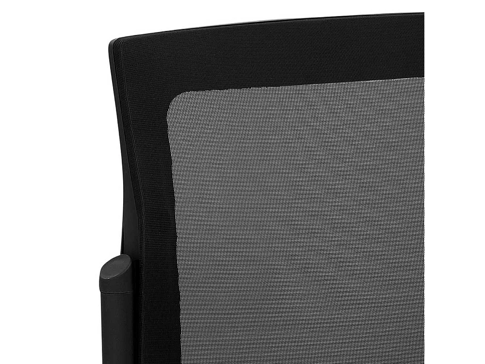 Stapelstuhl Gestell schwarz Rückenlehne Meshgewebe