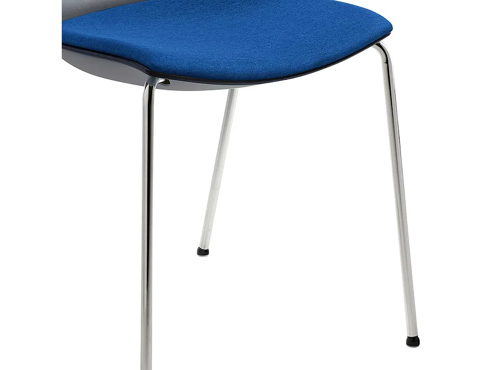 Küchenstuhl in Anthrazit und Blau Made in Germany