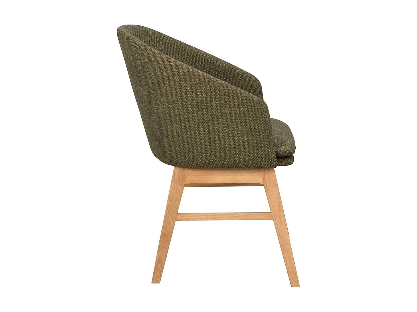 Esszimmerstuhl Set in Dunkelgrün Eichefarben (2er Set)