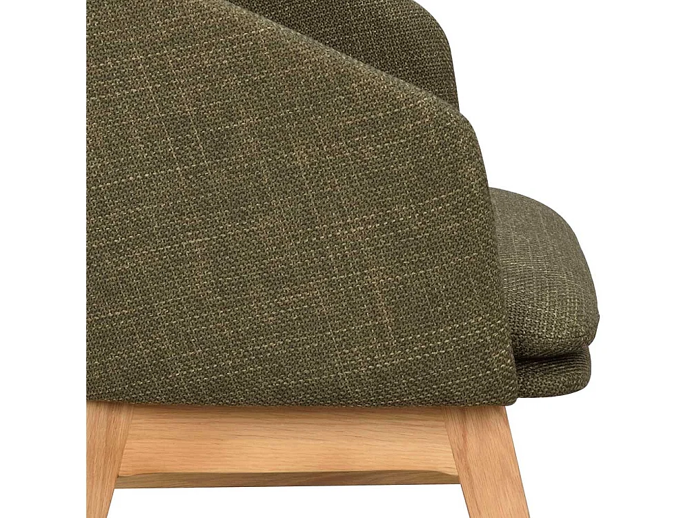 Esszimmerstuhl Set in Dunkelgrün Eichefarben (2er Set)