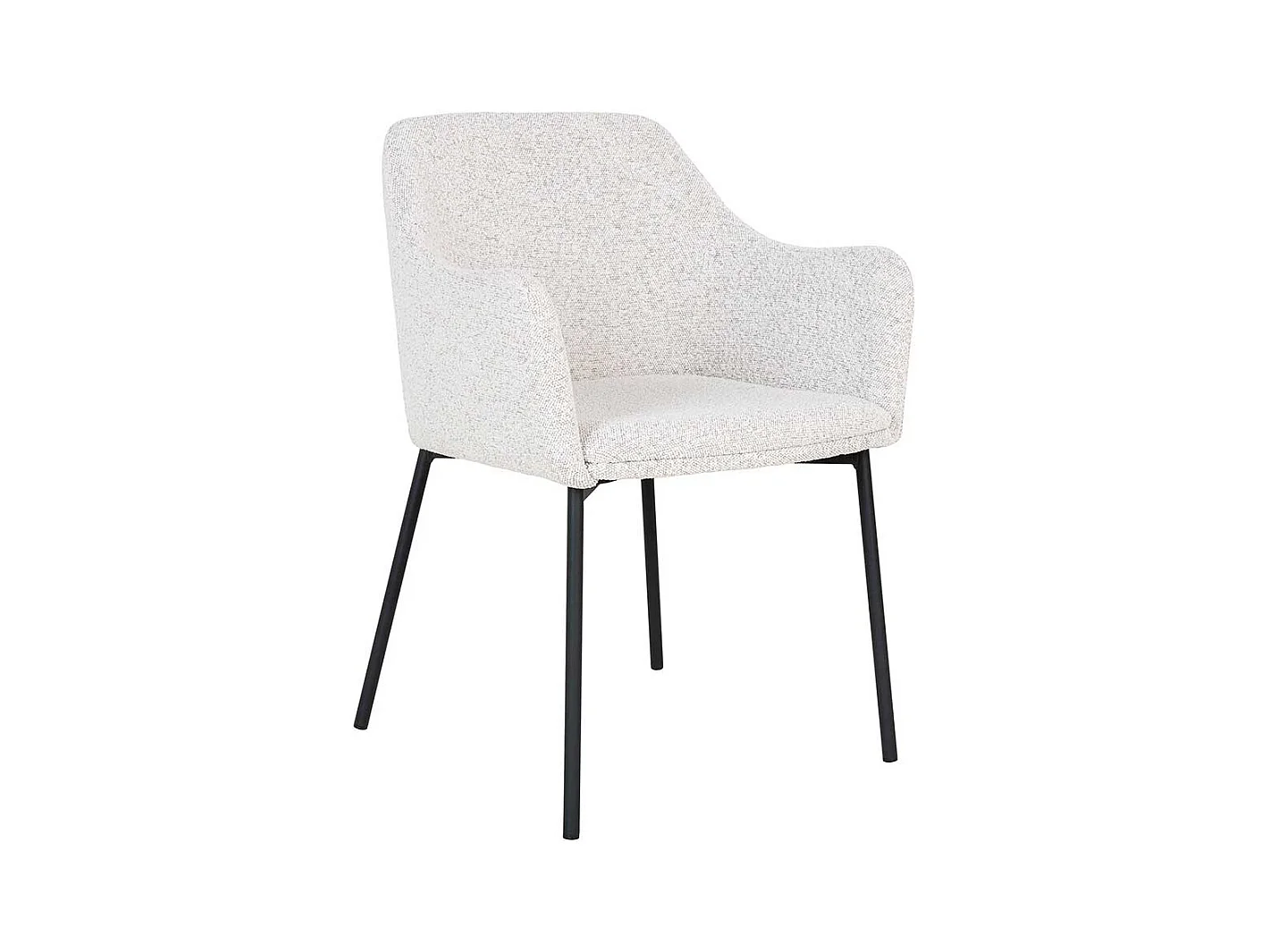 Esstisch Stühle Polsterstühle mit Armlehnen im Skandi Design (2er Set)