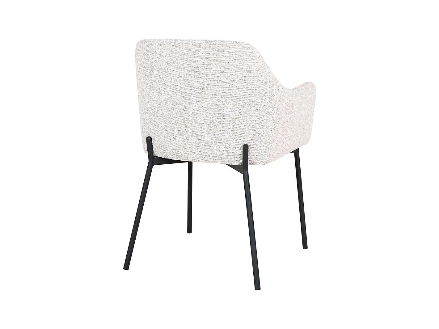 Esstisch Stühle Polsterstühle mit Armlehnen im Skandi Design (2er Set)