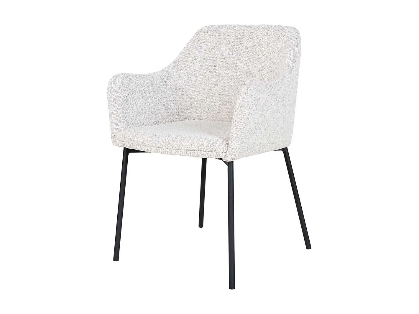 Esstisch Stühle Polsterstühle mit Armlehnen im Skandi Design (2er Set)