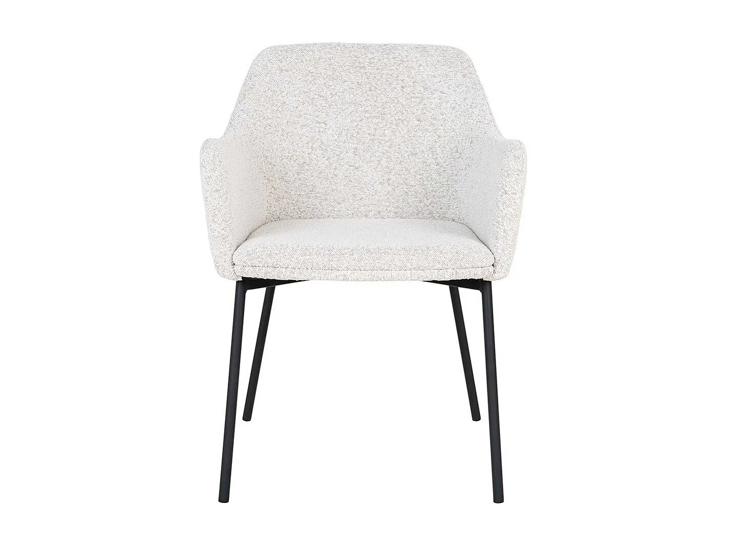 Esstisch Stühle Polsterstühle mit Armlehnen im Skandi Design (2er Set)