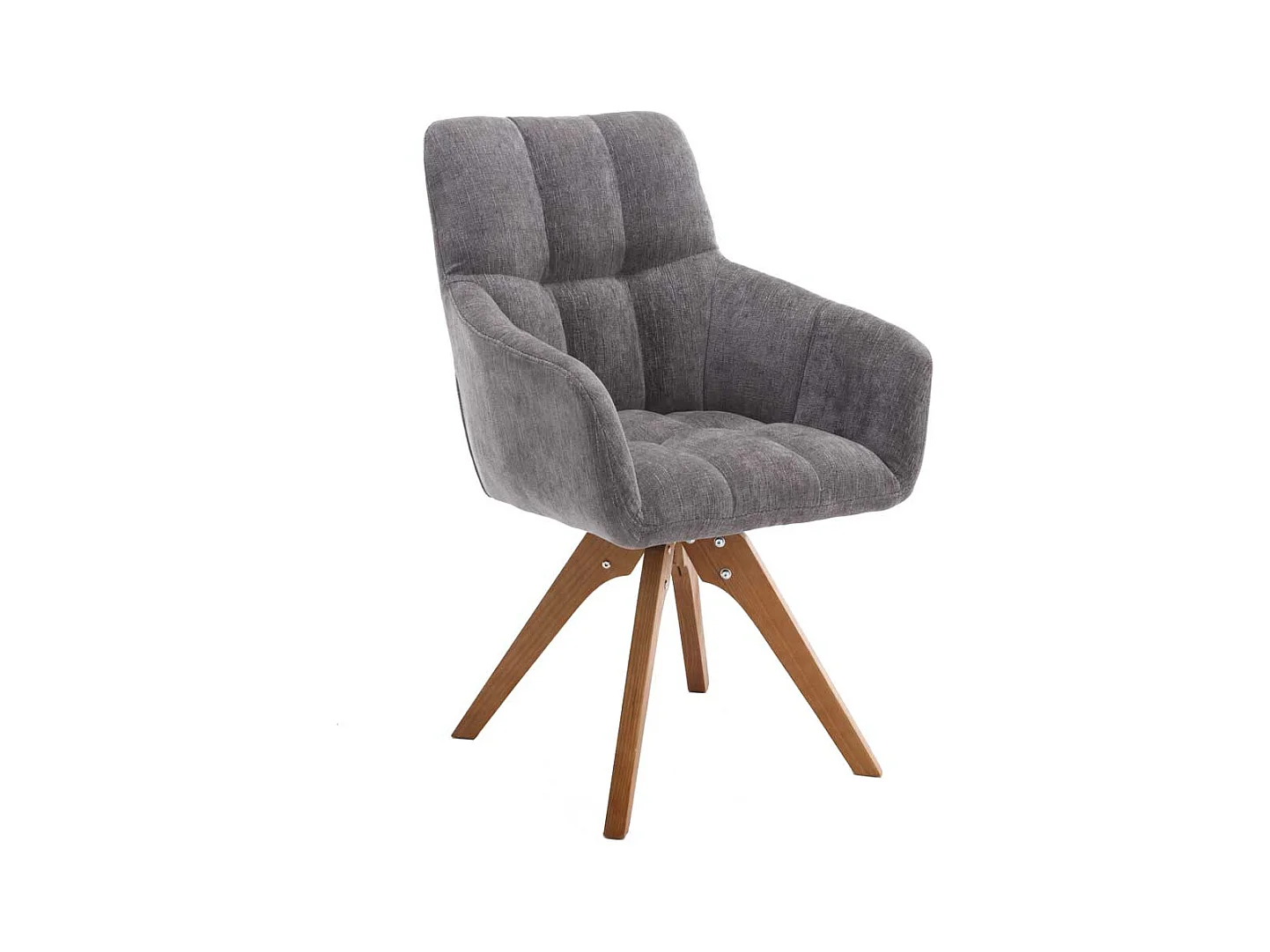 Esszimmerstuhl mit Armlehnen drehbar (2er Set)