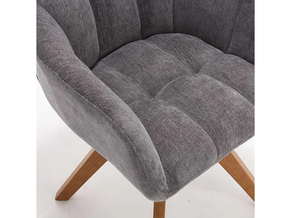 Esszimmerstuhl mit Armlehnen drehbar (2er Set)