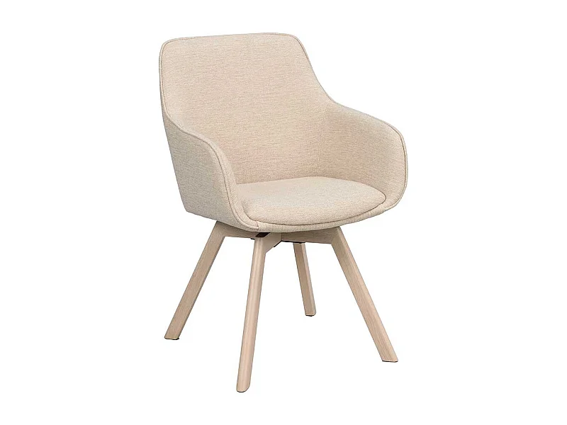 Armlehnstuhl Esszimmerstuhl mit Armlehnen drehbar (2er Set)