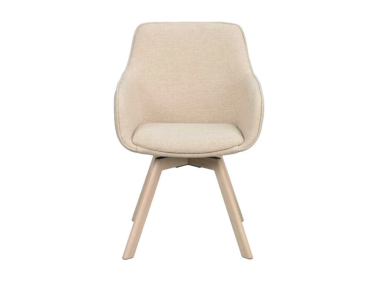 Armlehnstuhl Esszimmerstuhl mit Armlehnen drehbar (2er Set)