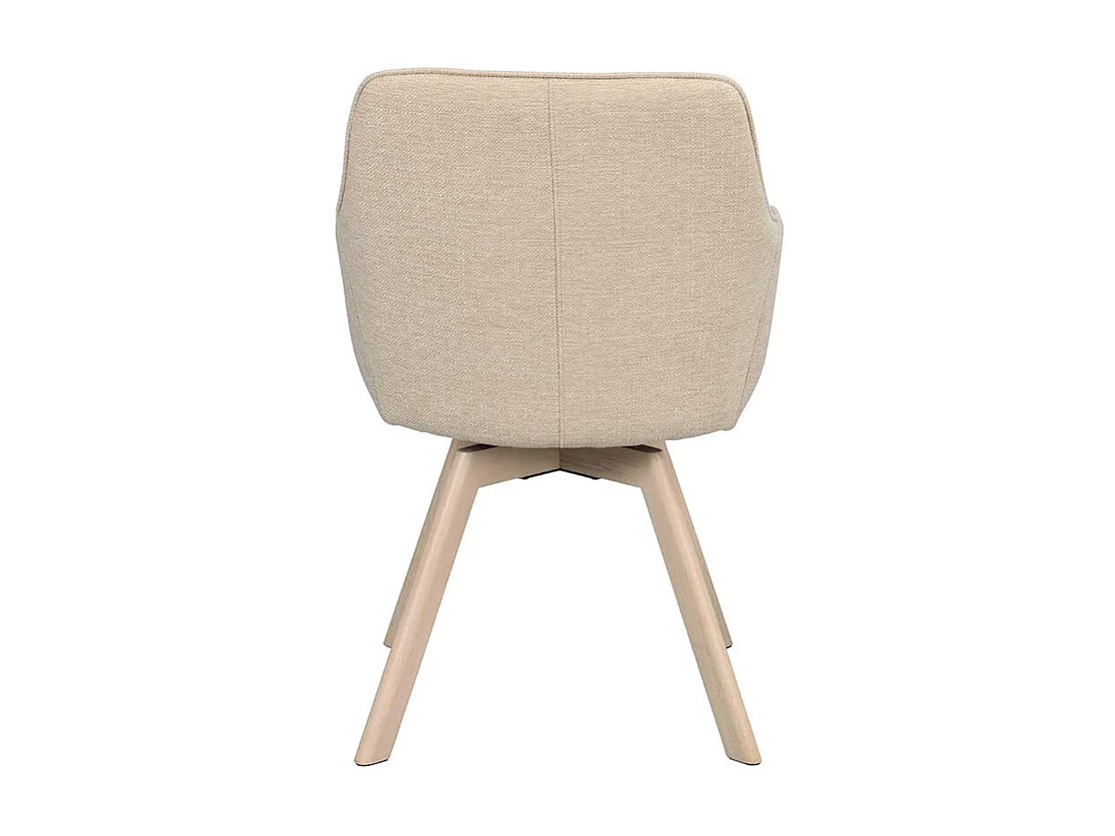 Armlehnstuhl Esszimmerstuhl mit Armlehnen drehbar (2er Set)