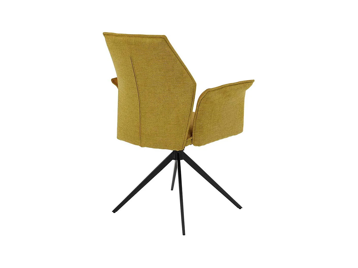 Esszimmerarmlehnstuhl in Goldfarben Gestell aus Metall (4er Set)