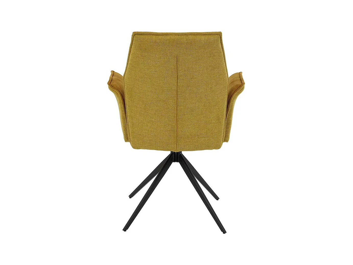 Esszimmerarmlehnstuhl in Goldfarben Gestell aus Metall (4er Set)