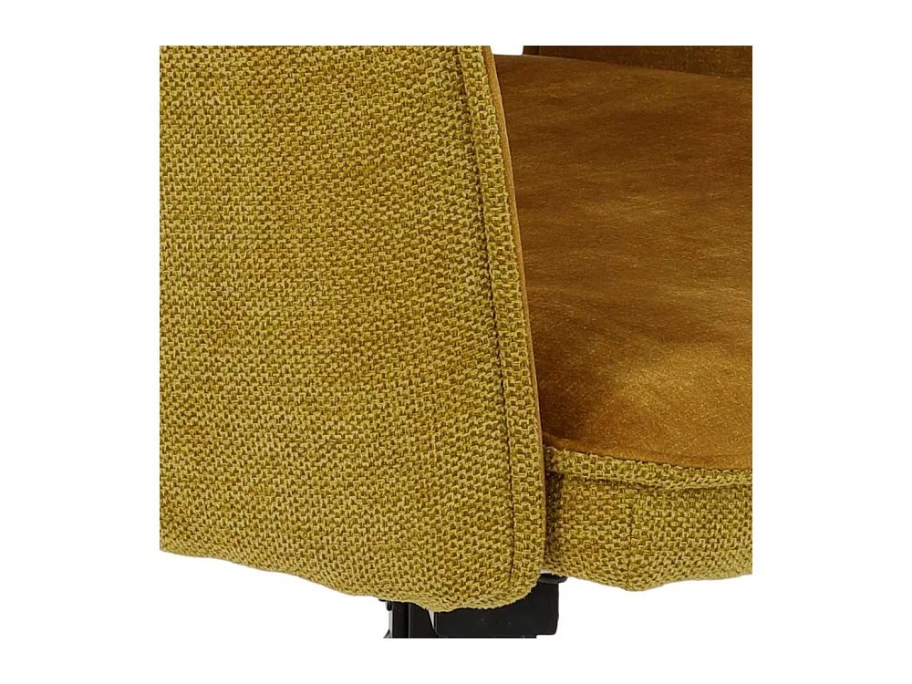 Esszimmerarmlehnstuhl in Goldfarben Gestell aus Metall (4er Set)