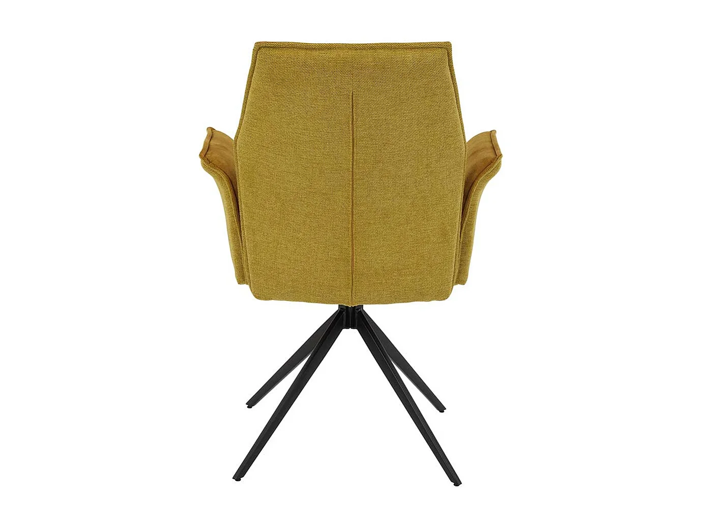 Esszimmerarmlehnstuhl in Goldfarben Gestell aus Metall (4er Set)