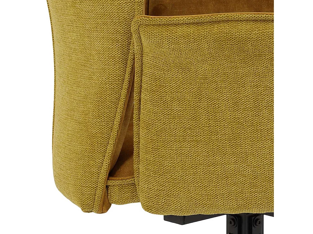 Esszimmerarmlehnstuhl in Goldfarben Gestell aus Metall (4er Set)