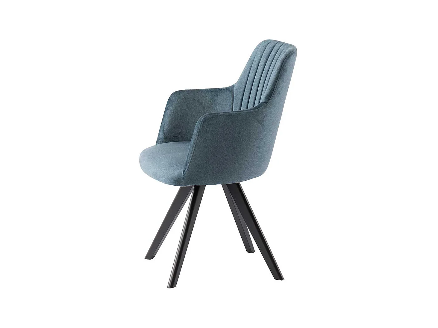 Esszimmerarmlehnstuhl in Blau Schwarz