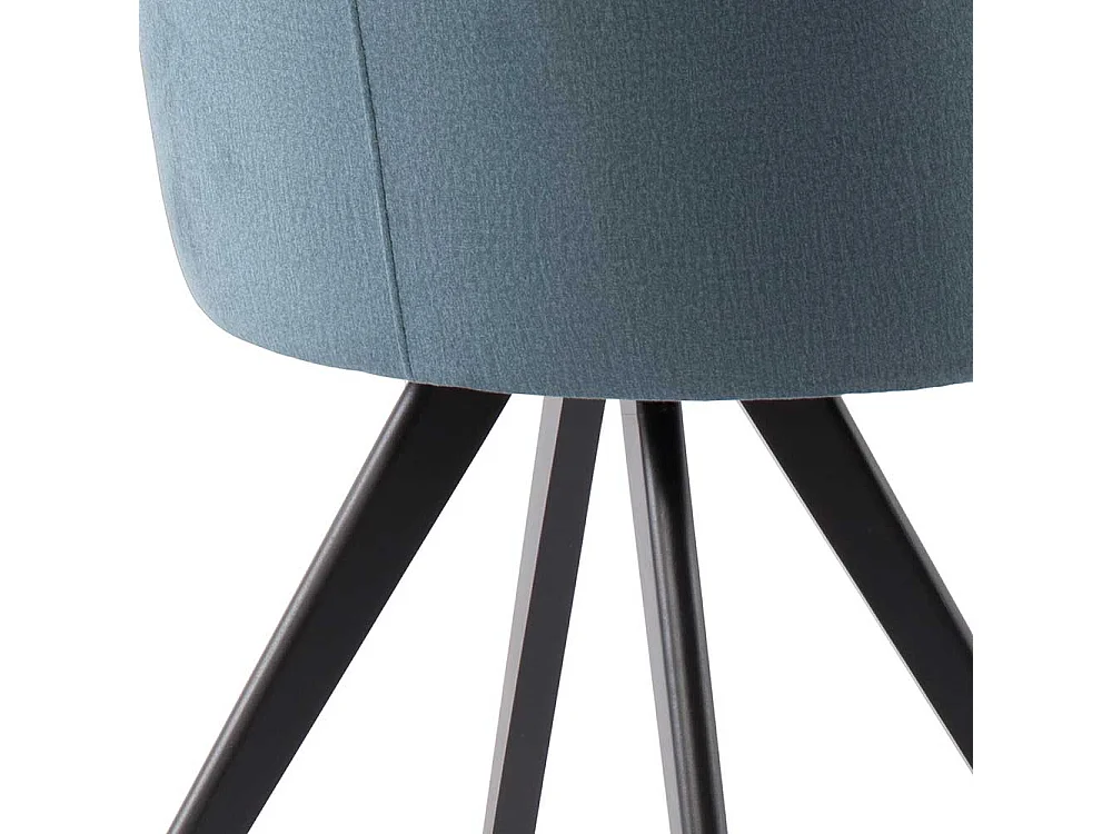 Esszimmerarmlehnstuhl in Blau Schwarz