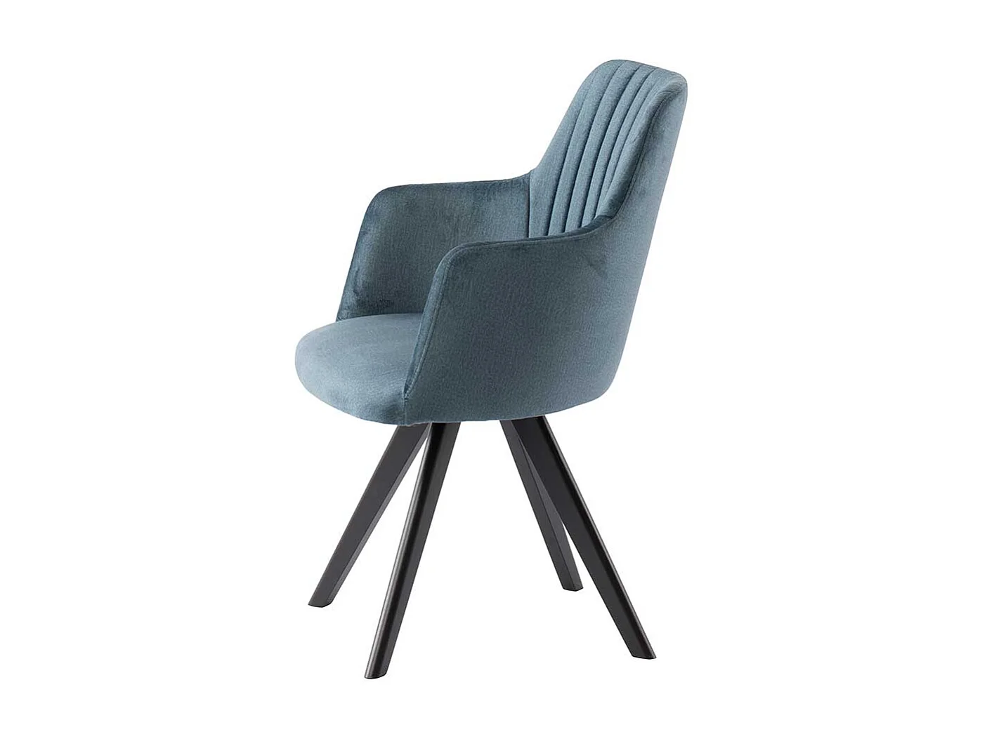 Esszimmerarmlehnstuhl in Blau Schwarz