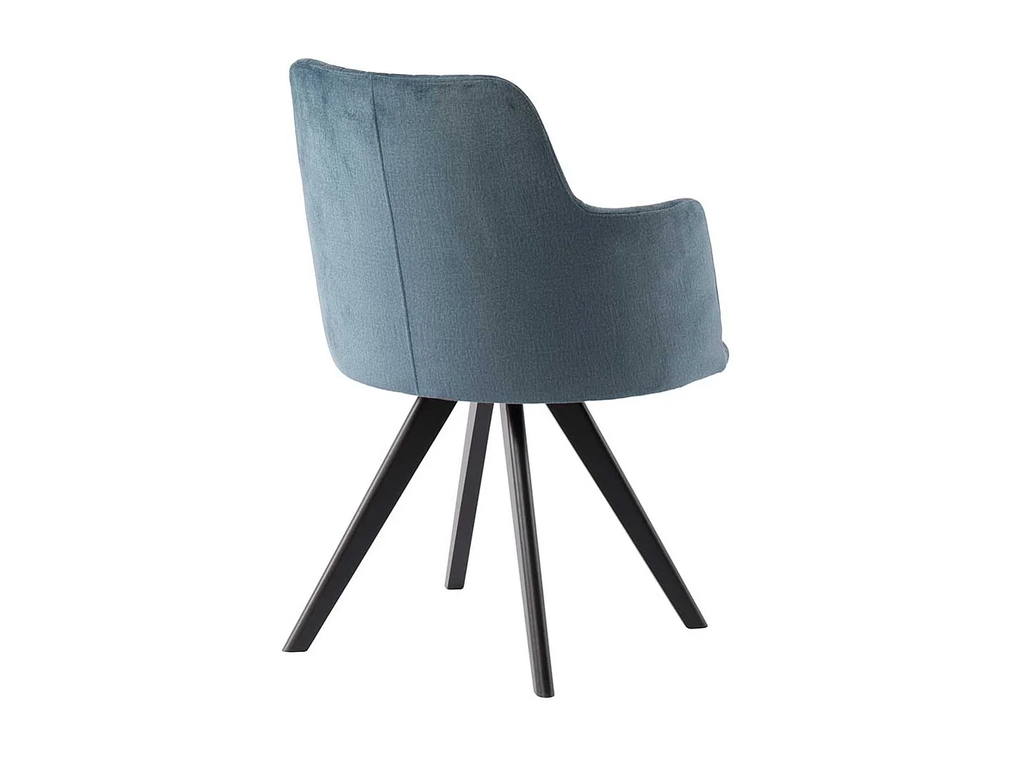 Esszimmerarmlehnstuhl in Blau Schwarz