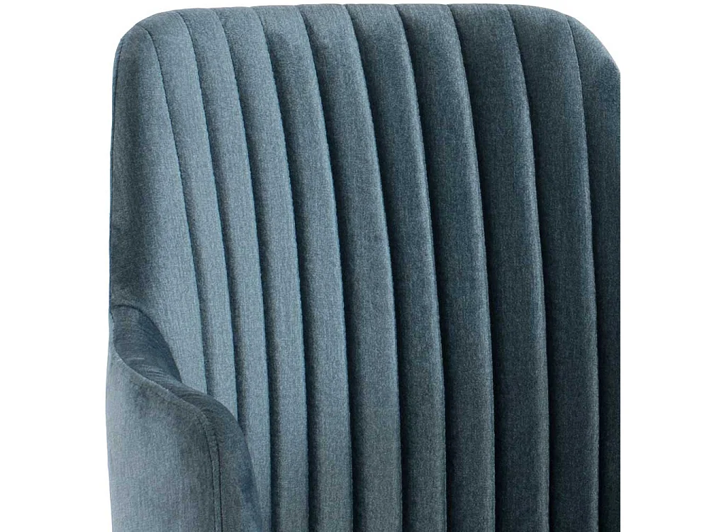 Esszimmerarmlehnstuhl in Blau Schwarz