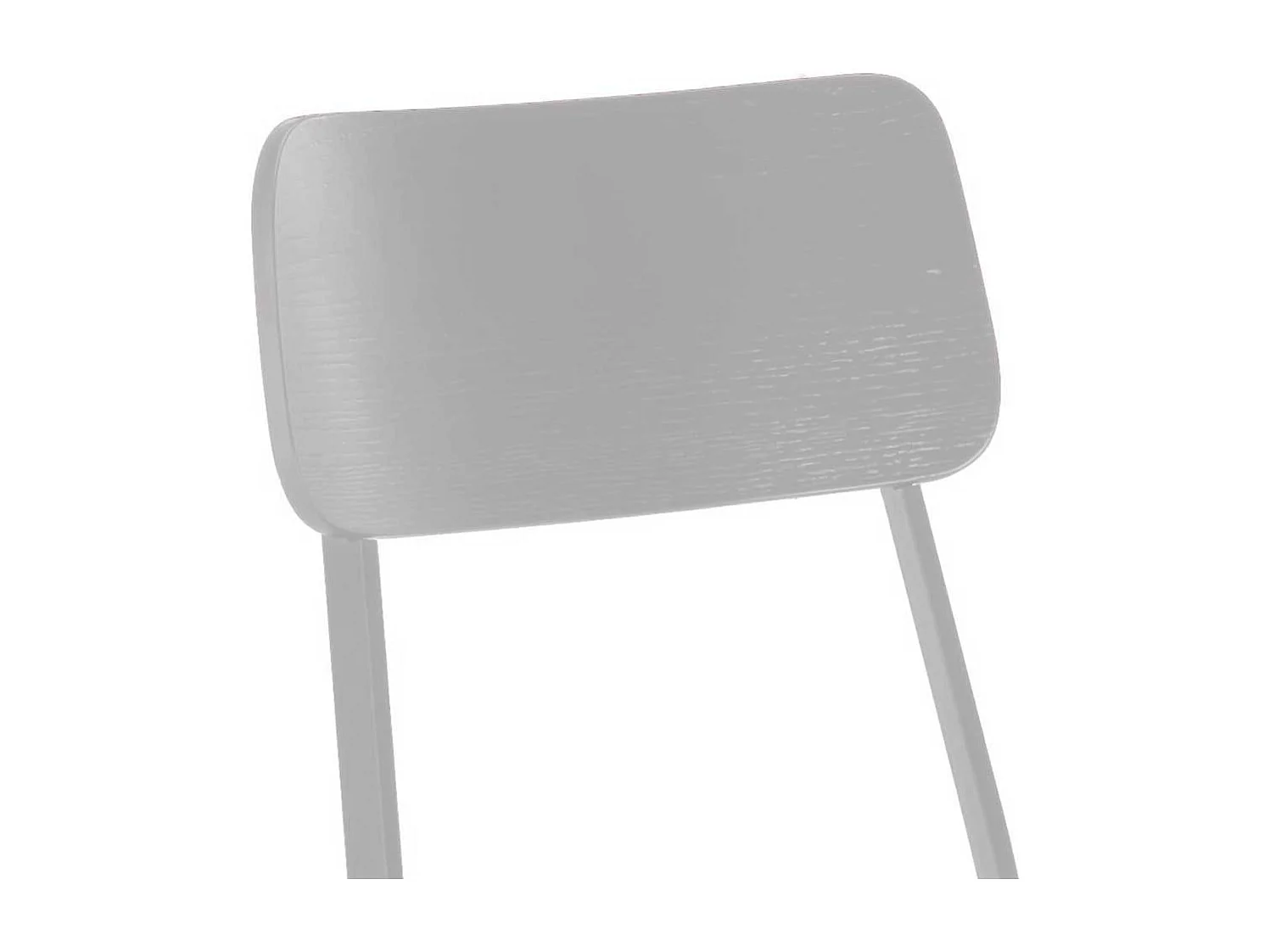 Esstischstuhl in Weiß Schichtholz und Metall (4er Set)