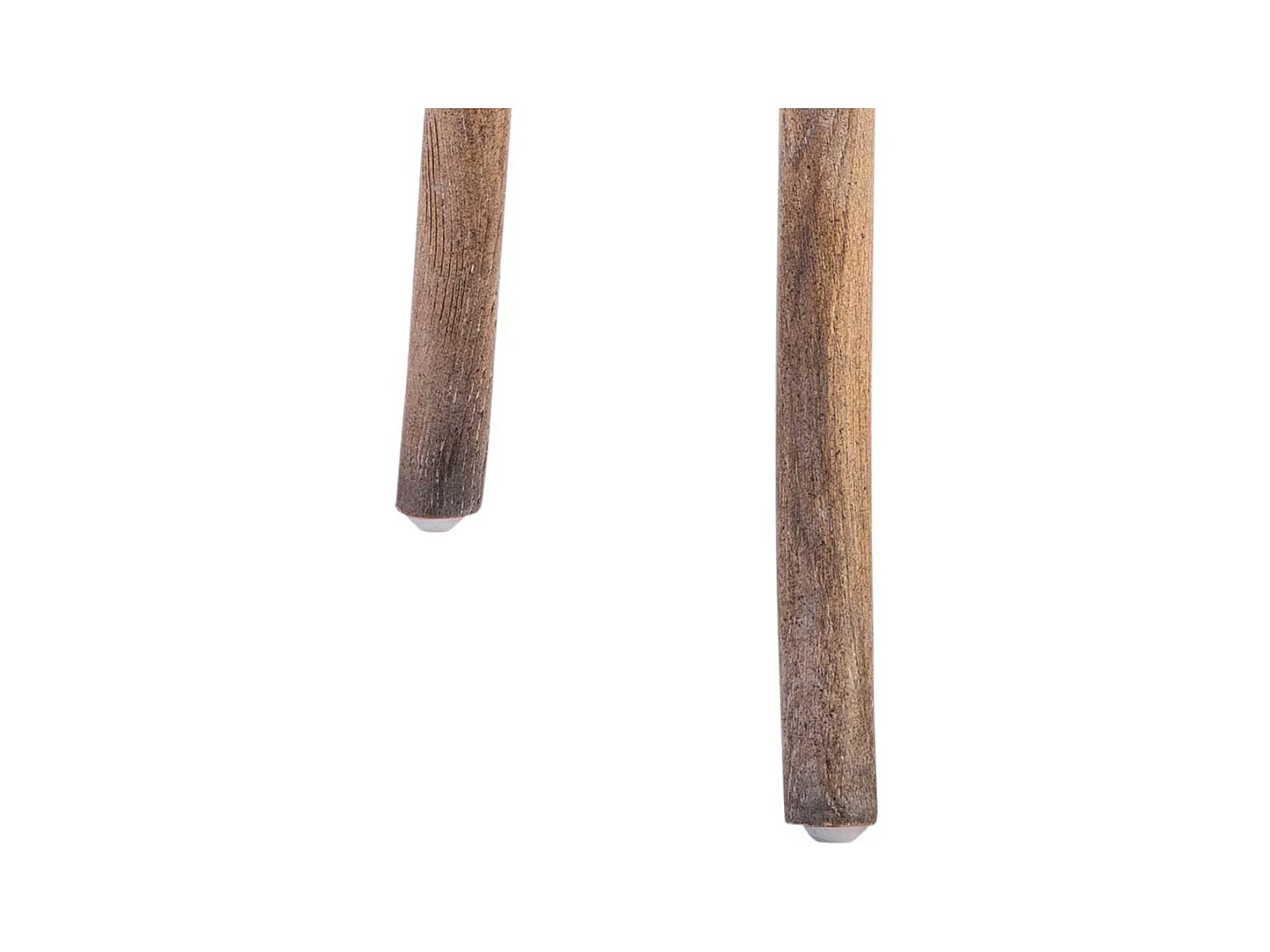 Küchenstuhl aus Eiche Massivholz udn Rattan Grey Wash