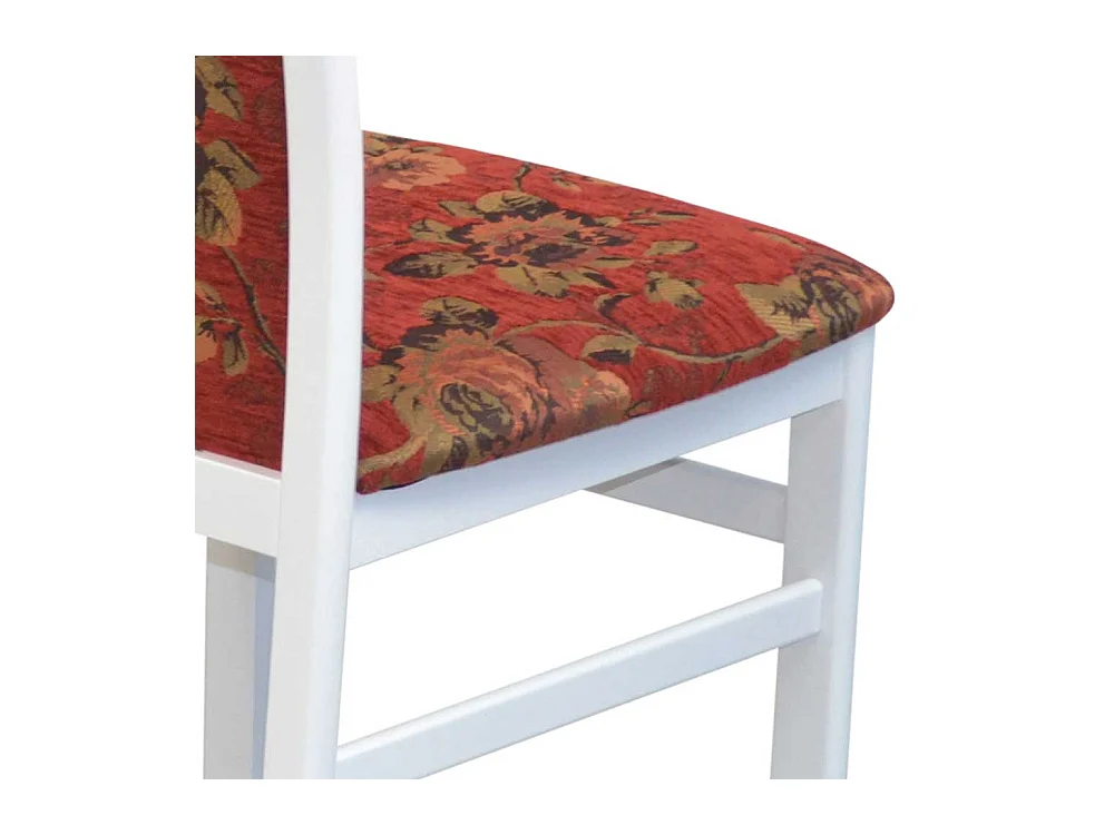Esstischstuhl Set bunt mit Blumen Motiv hoher Lehne (2er Set)
