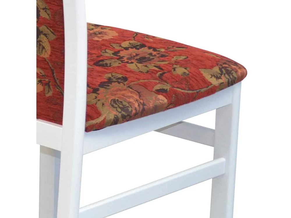 Esstischstuhl Set bunt mit Blumen Motiv hoher Lehne (2er Set)