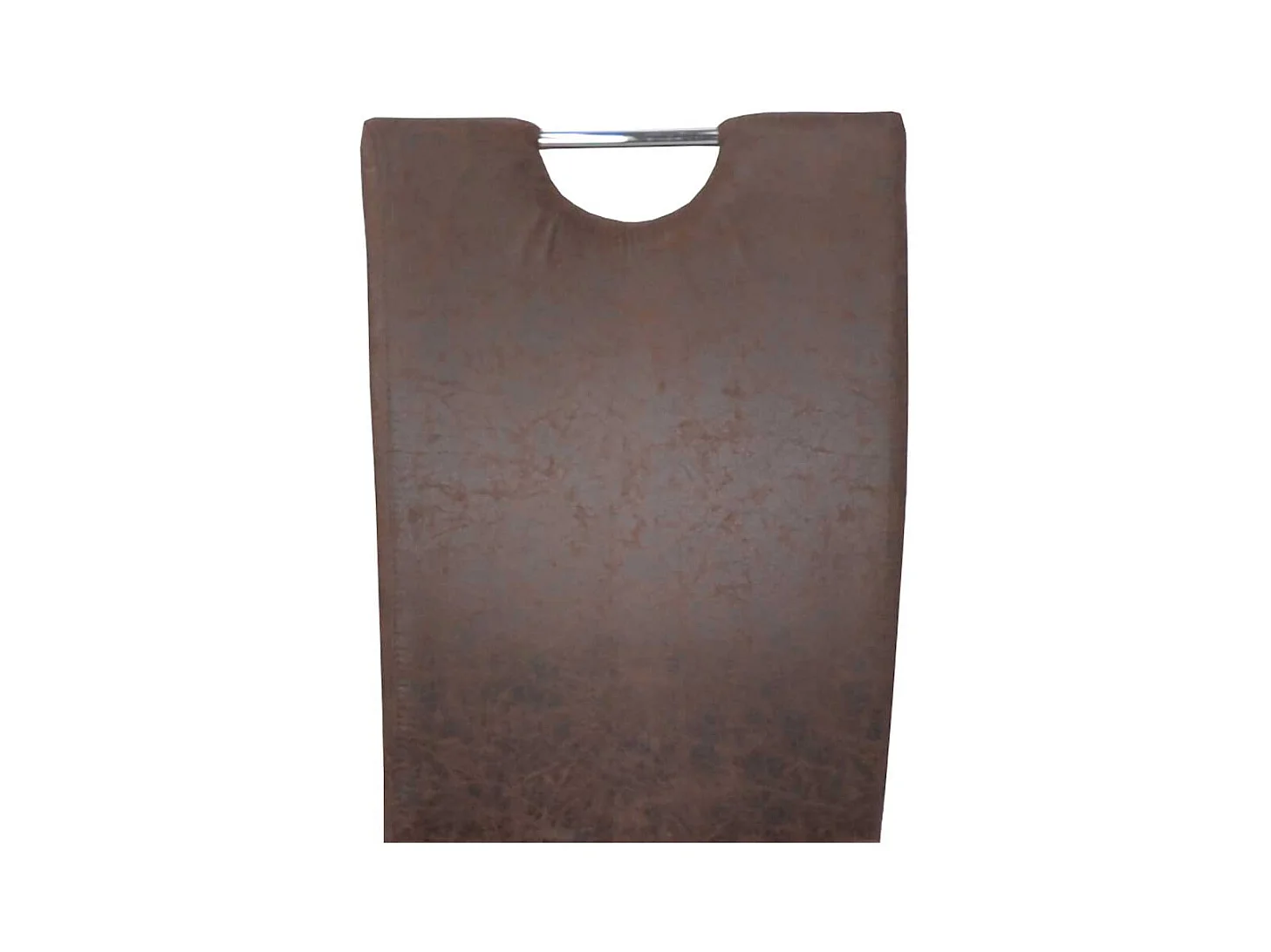 Freischwinger Stühle in Braun Kunstleder verchromtem Metallgestell (4er Set)