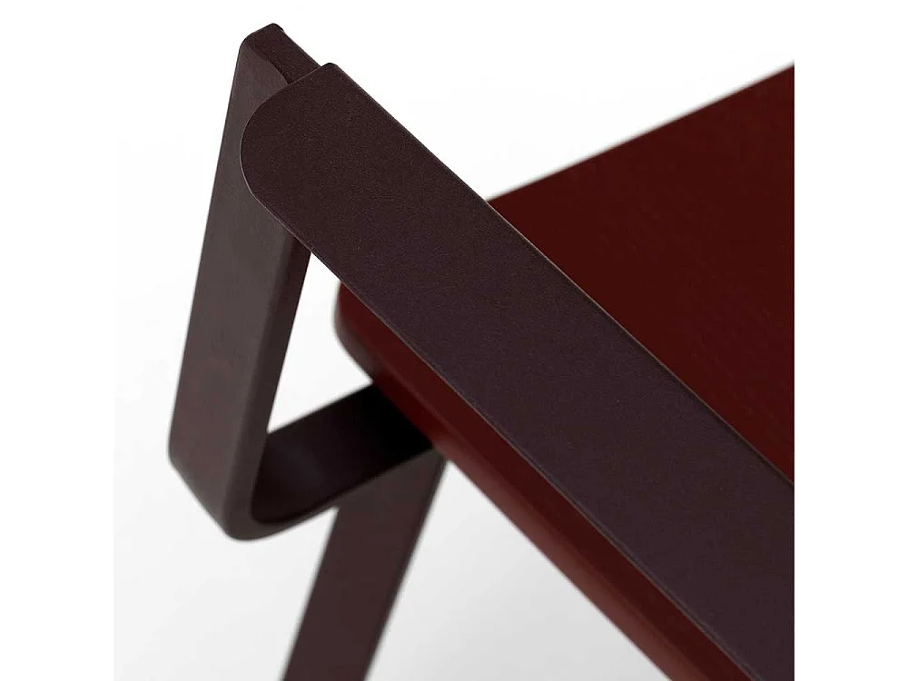 Esstisch Stühle in Violett Armlehnen (4er Set)