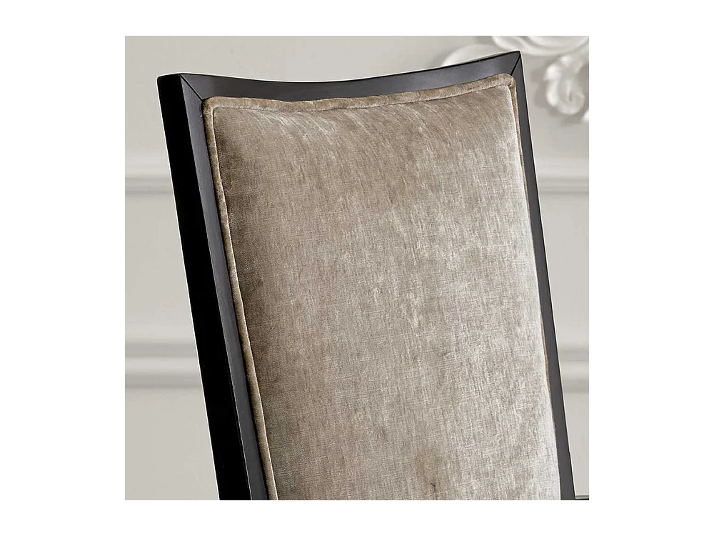 Armlehnenstuhl in italienischem Design Hellgrau und Schwarz