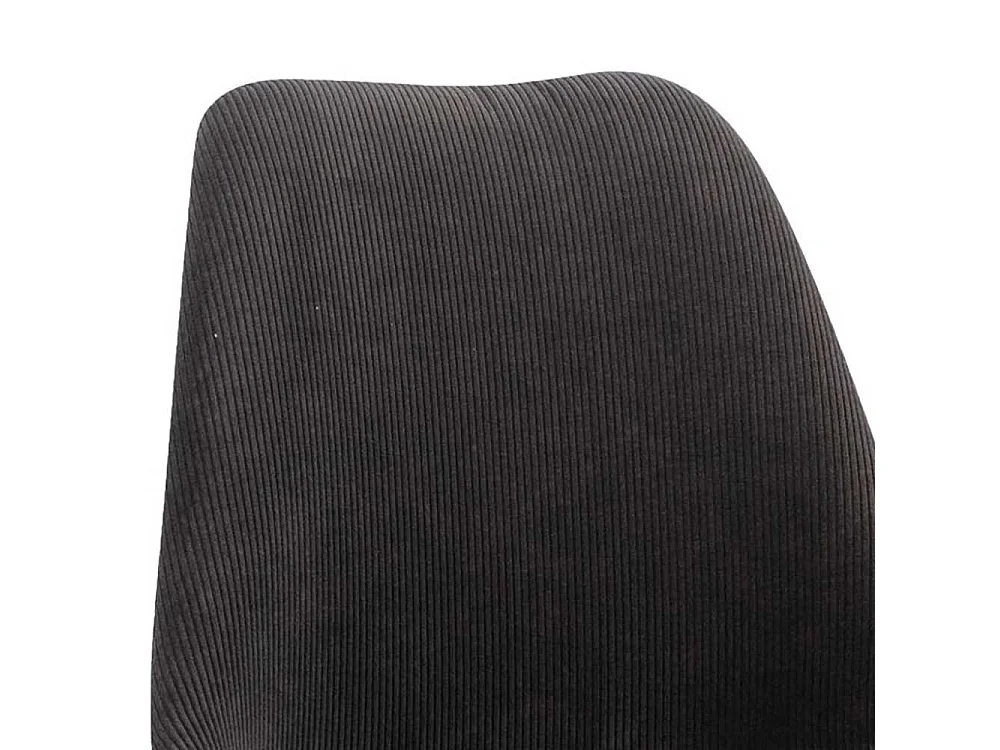 2 Stühle Schalenstühle in Anthrazit und Goldfarben (2er Set)