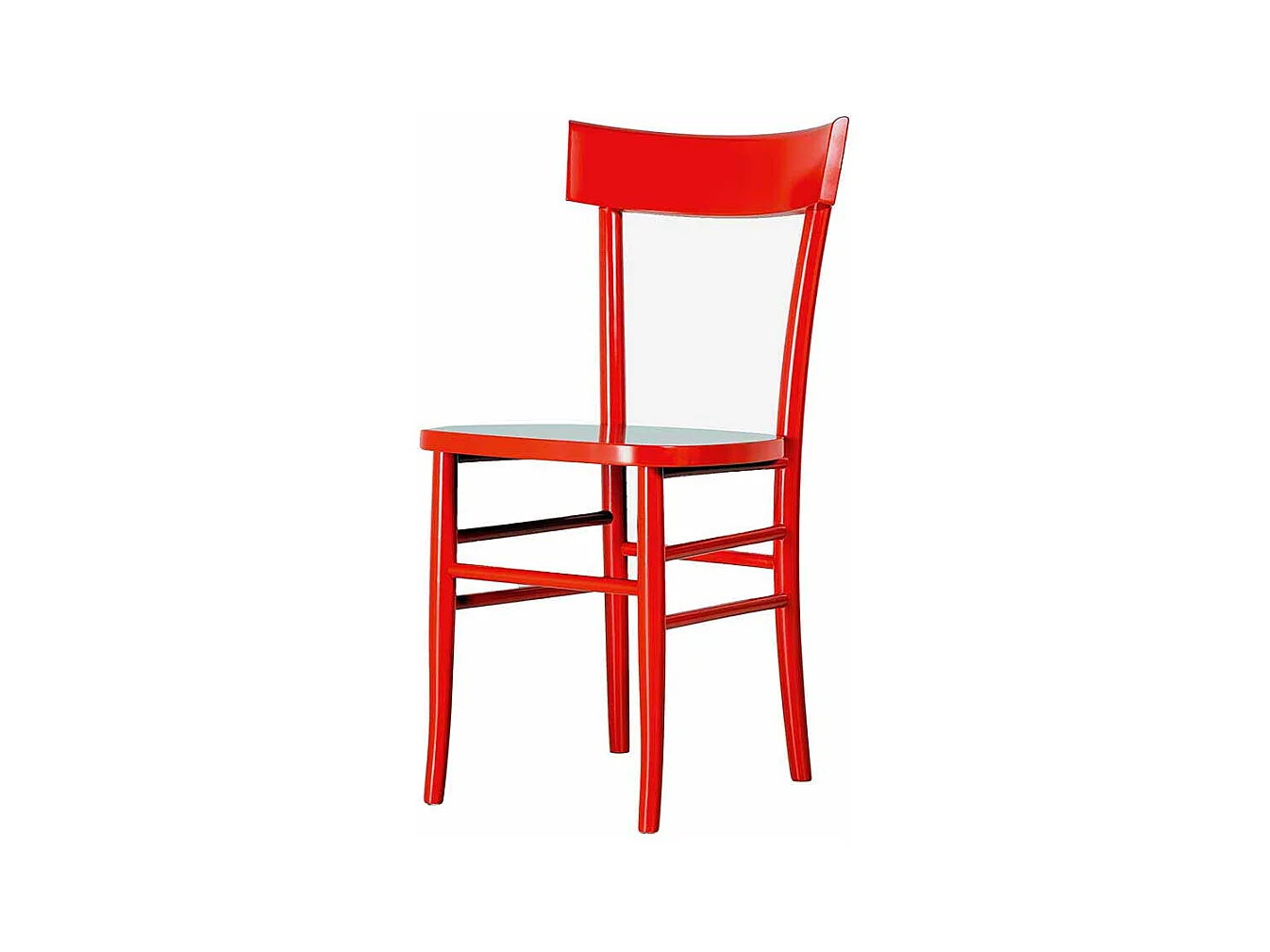 Stuhl Set in Rot Buche (2er Set)