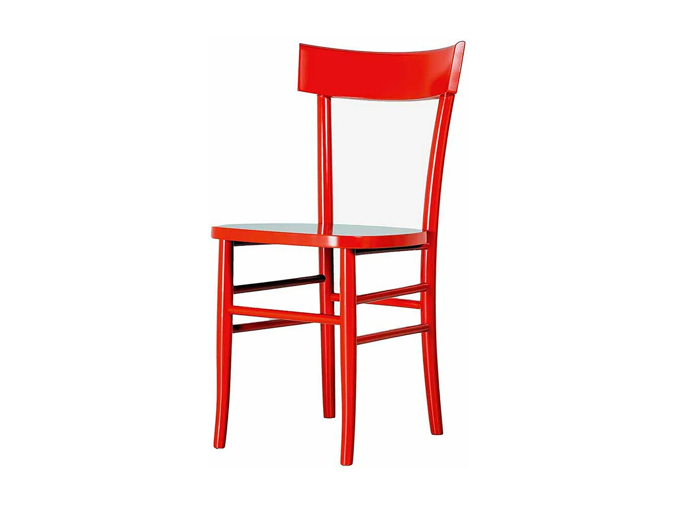 Stuhl Set in Rot Buche (2er Set)