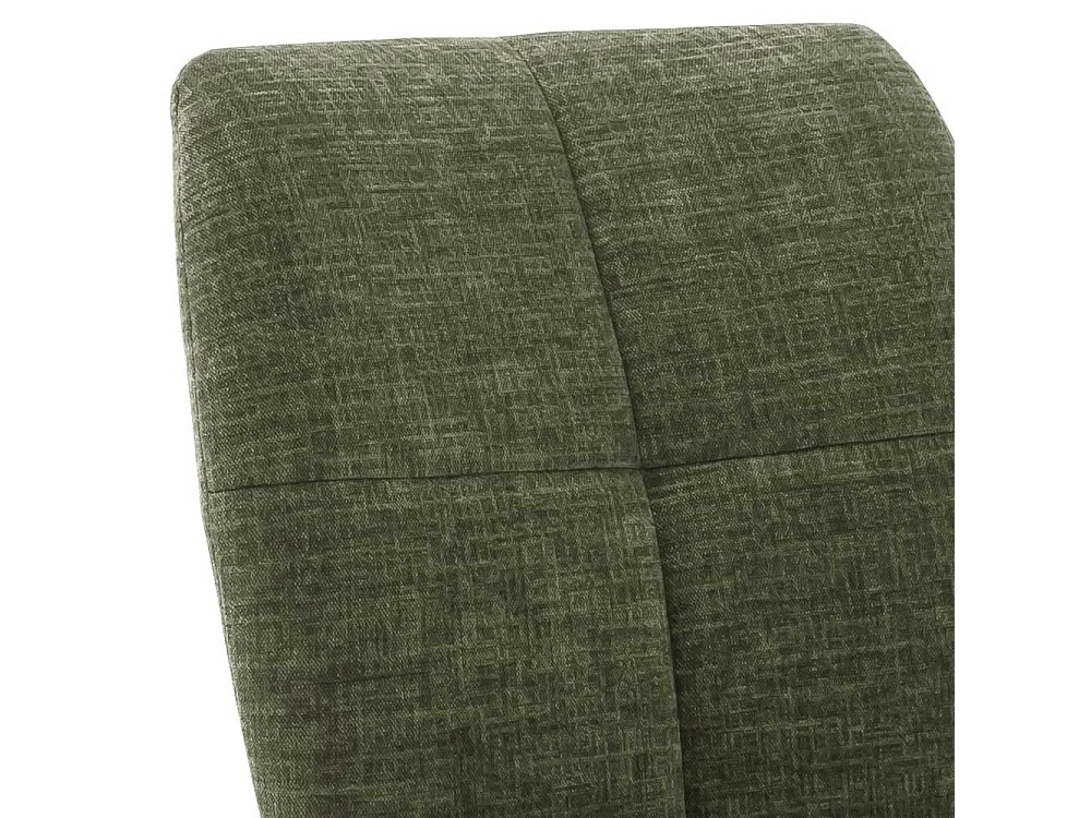 Drehbare Esstischstühle in Oliv Grün Edelstahlgestell (2er Set)