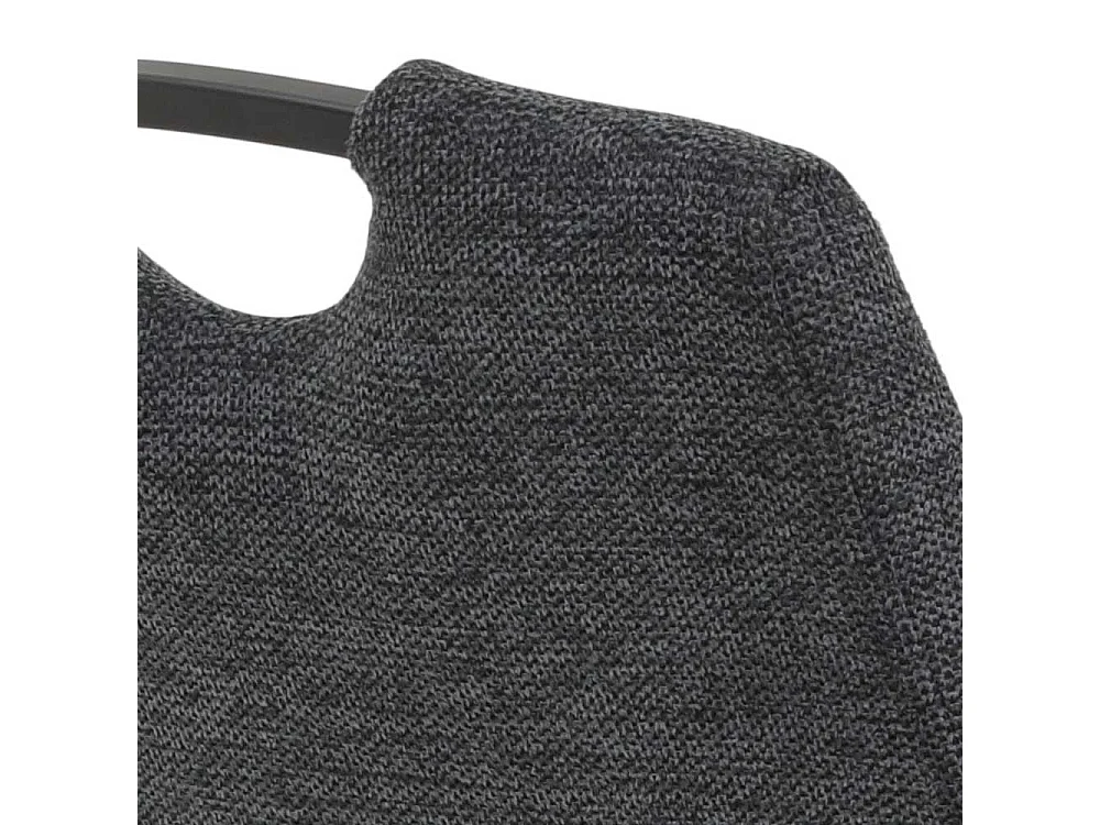 Hochlehner mit Griff in Anthrazit Gestell aus Metall (Set)