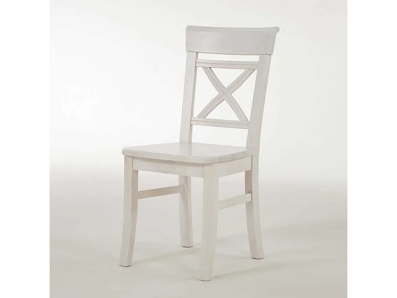 Esstischstuhl aus Kiefer Massivholz Landhausstil (2er Set)