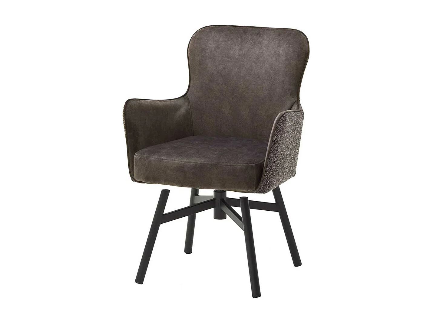 Armlehnen Esstisch St�hle in Hellbraun Stoff Armlehnen (2er Set)