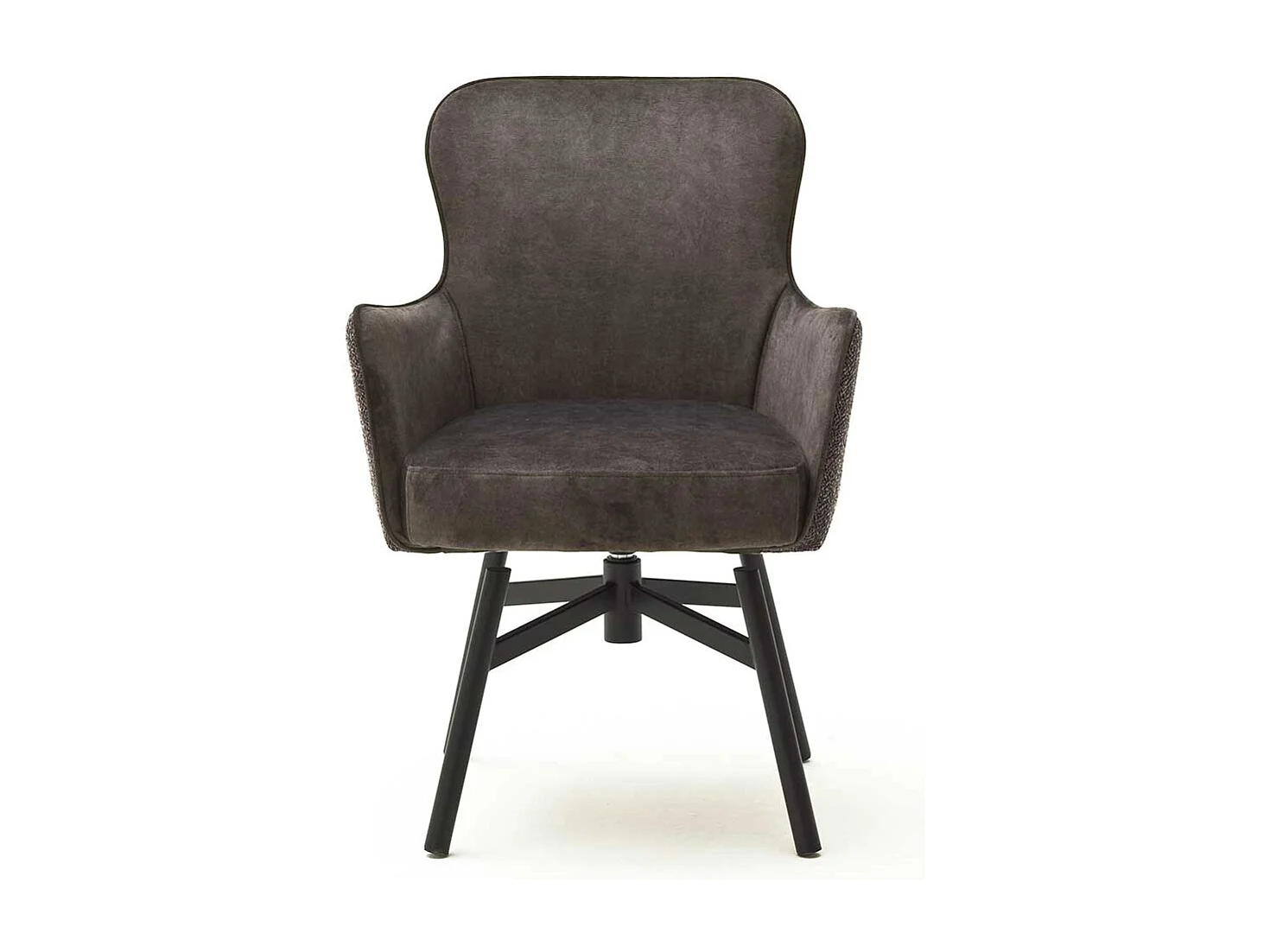 Armlehnen Esstisch St�hle in Hellbraun Stoff Armlehnen (2er Set)